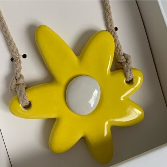 Zara Ceramic Daisy Necklace New - Picture 5 of 7